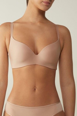 Intimissimi Adele Triangle in Ultralight Microfiber Melltartók Női Bézs | HUAP4879