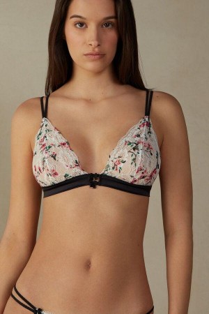 Intimissimi Bloom & Blossom Triangle Melltartók Női Fehér | HUPQ4658