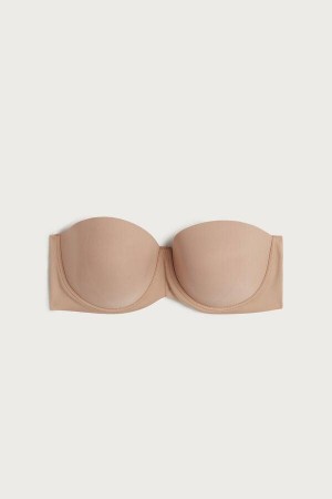 Intimissimi Carola Bandeau in Microfiber Melltartók Női Bézs | HUQZ4946