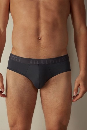 Intimissimi Microfiber with Logo Detail Rövidnadrágok Férfi Szürke | HUGL3378