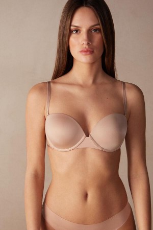 Intimissimi Multi-functional Anna Balconette in Ultralight Microfiber Melltartók Női Bézs | HURW4560