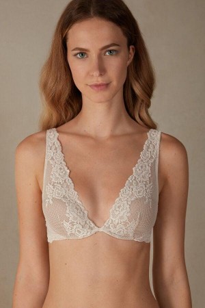 Intimissimi Pretty Flowers Elena Balconette Melltartók Női Rózsaszín | HURW4818