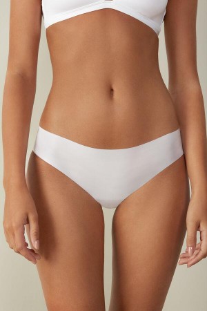 Intimissimi Seamless Microfiber Bugyi Női Fehér | HUSO3634