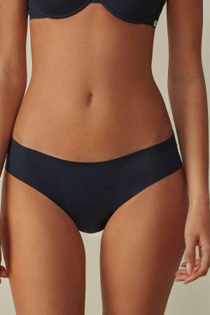 Intimissimi Seamless Supima® Pamut Bugyi Női Kék | HUGL3638