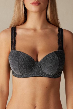 Intimissimi Shimmer All Night Love Sofia Balconette Melltartók Női Titán | HUMA4537