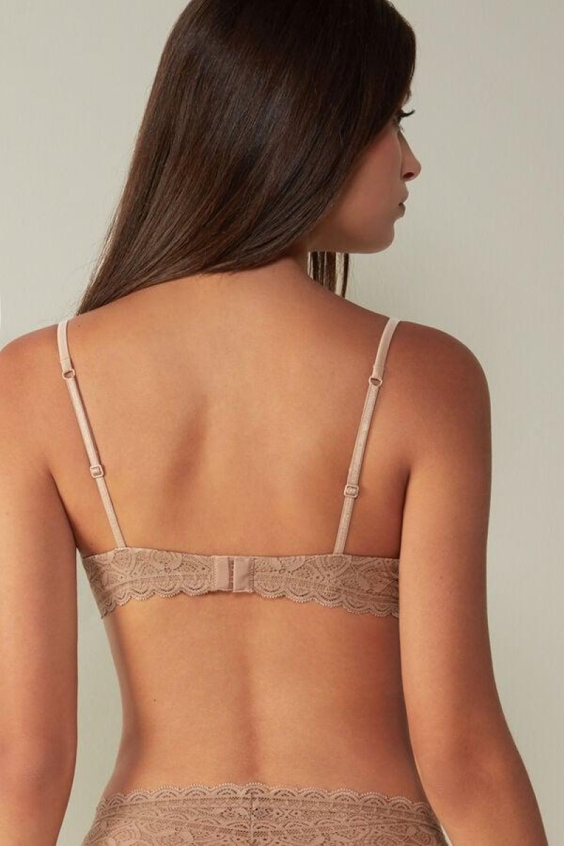 Intimissimi Bellissima Push-up in Csipke Melltartók Női Bézs | HUEX4742