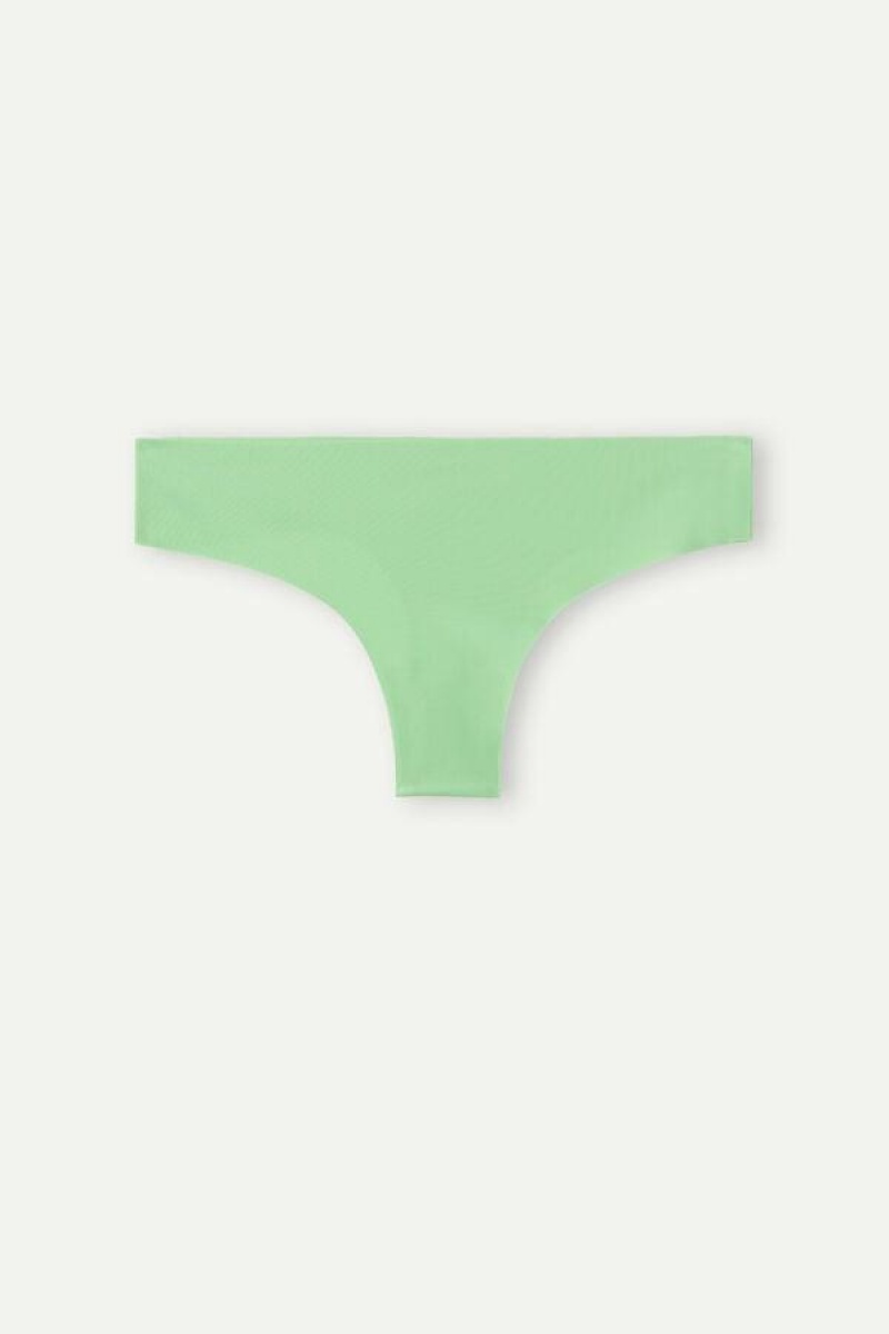 Intimissimi Brazilian in Seamless Ultra Light Microfiber Bugyi Női Menta | HUIS3568