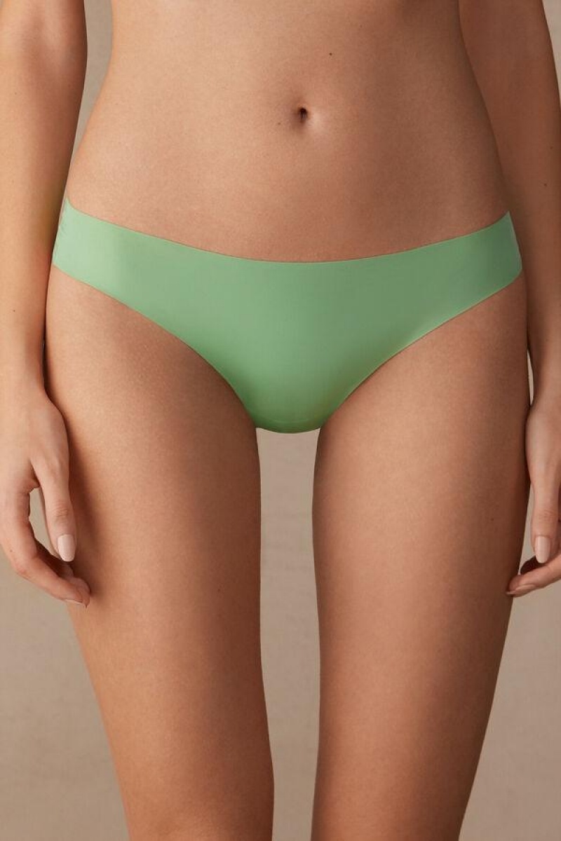 Intimissimi Brazilian in Seamless Ultra Light Microfiber Bugyi Női Menta | HUIS3568