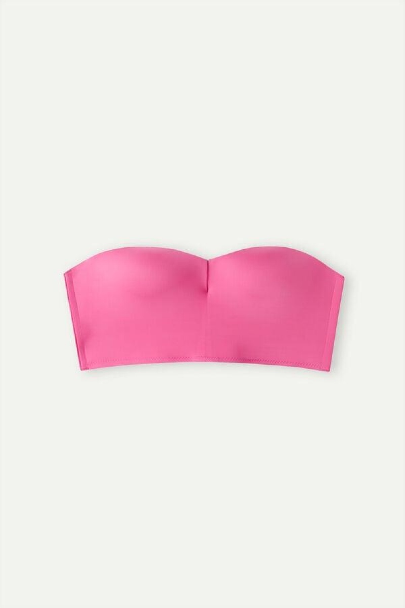 Intimissimi Bustier Top in Ultralight Microfiber Melltartók Női Rózsaszín | HUPQ4855