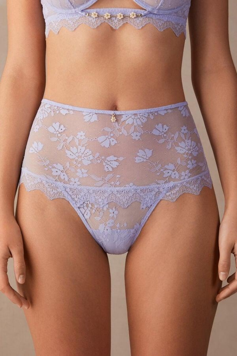 Intimissimi Cover Me in Daisies Hipster Brazilian Bugyi Női Levendula | HUNB3758