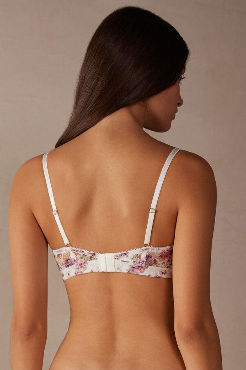 Intimissimi Dreaming of Spring Tiziana Triangle Melltartók Női Fehér | HUYU4687