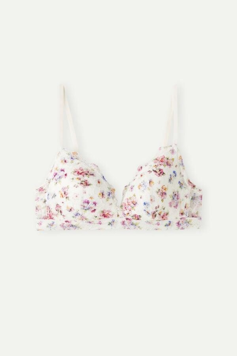 Intimissimi Dreaming of Spring Tiziana Triangle Melltartók Női Fehér | HUYU4687