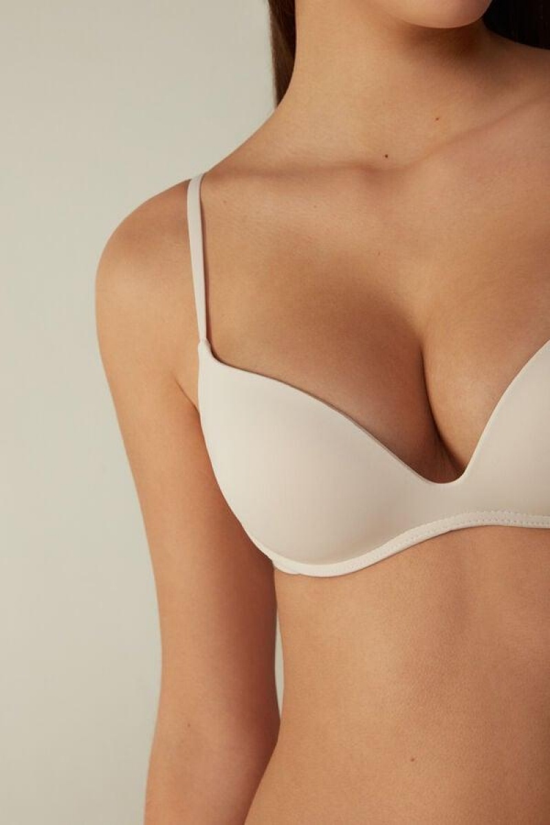 Intimissimi Gioia C-D Cup Microfiber Super Push-Up Melltartók Női Rózsaszín | HUGL4705