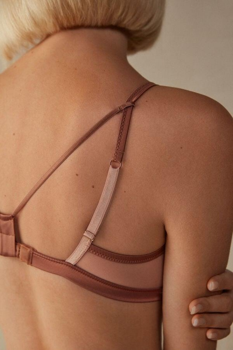 Intimissimi Layers of Lust Emma Triangle Melltartók Női Rózsaszín | HUWY4666