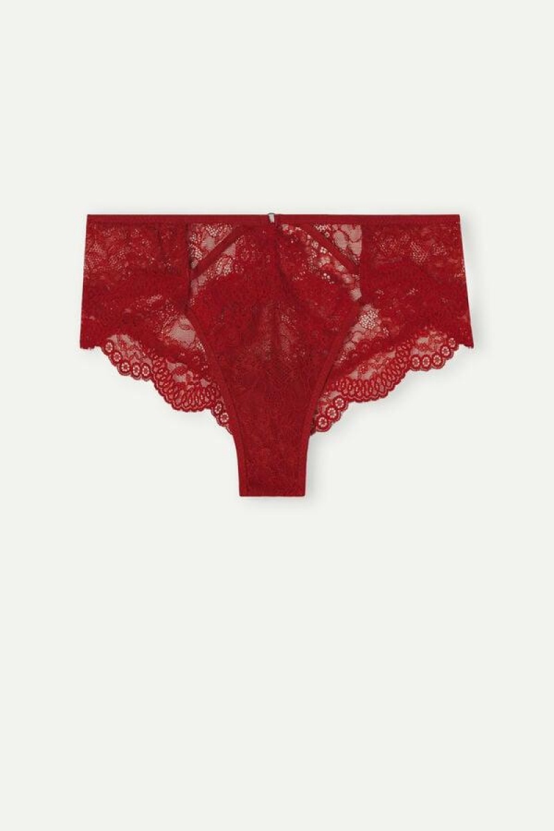 Intimissimi Loosen Heartstrings Hipster Brazilian Bugyi Női Piros | HUAP3746