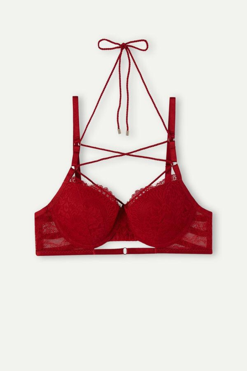 Intimissimi Loosen Heartstrings Sofia Balconette Melltartók Női Piros | HUGL4497