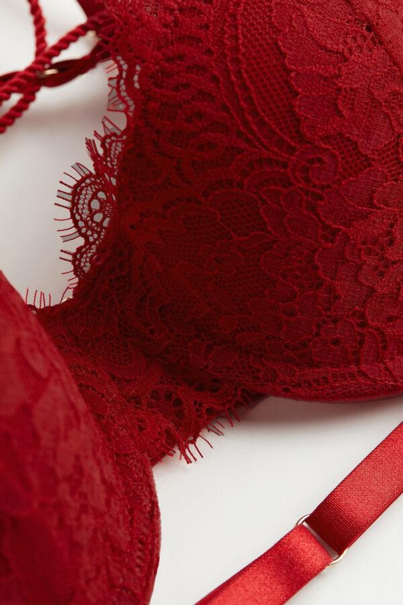 Intimissimi Loosen Heartstrings Sofia Balconette Melltartók Női Piros | HUGL4497