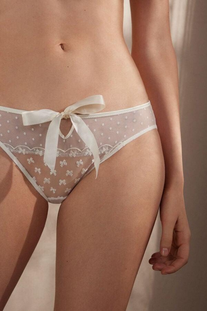 Intimissimi Love Cadeau Bugyi Női Fehér | HUSO3693