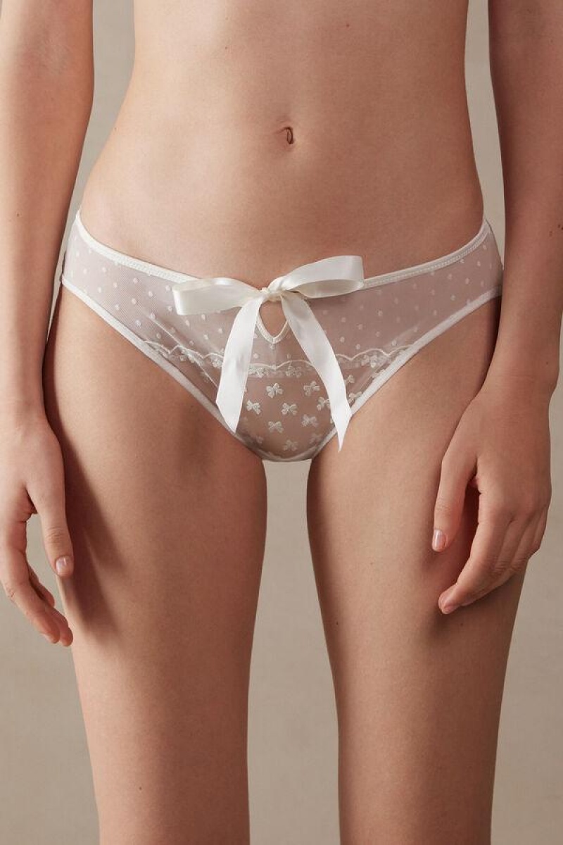 Intimissimi Love Cadeau Bugyi Női Fehér | HUSO3693