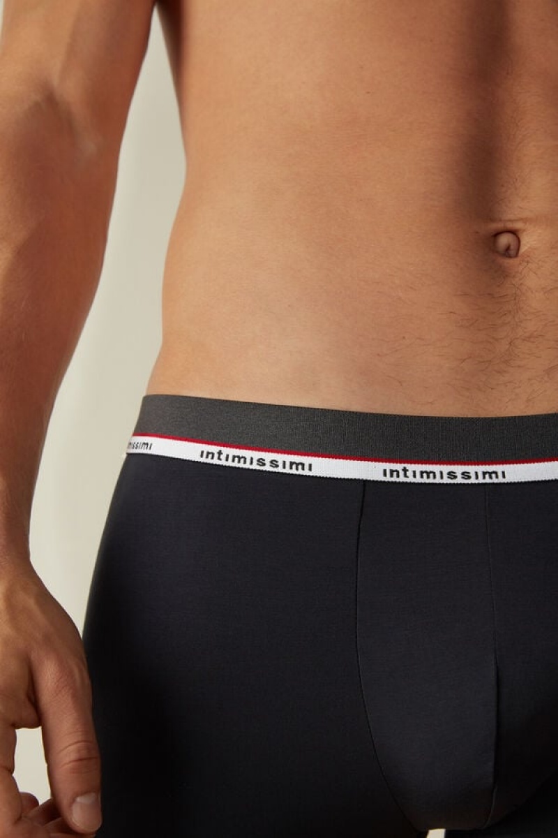 Intimissimi Micromodal Boxer Férfi Kék | HUNB3473