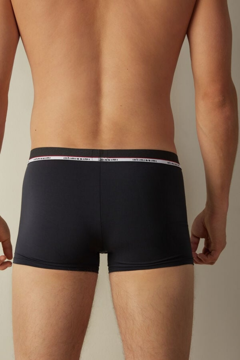 Intimissimi Micromodal Boxer Férfi Kék | HUNB3473