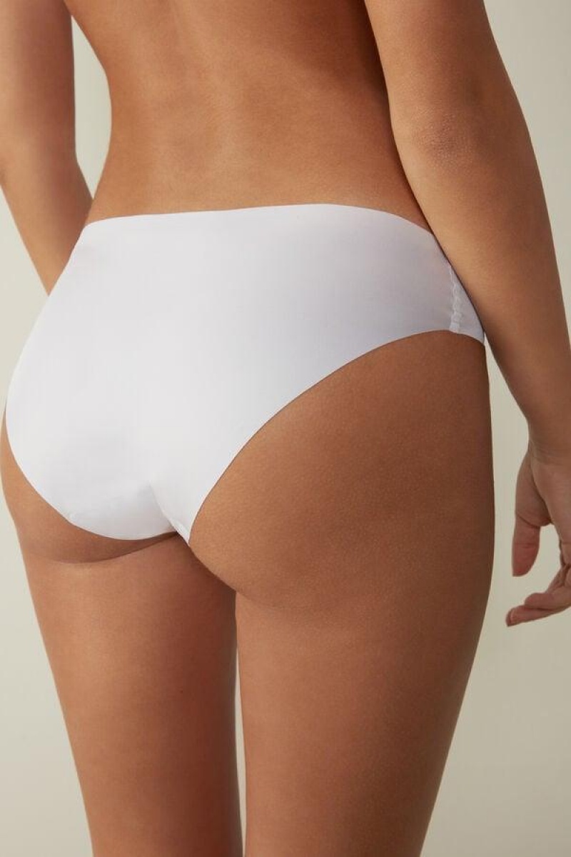 Intimissimi Seamless Microfiber Bugyi Női Fehér | HUSO3634