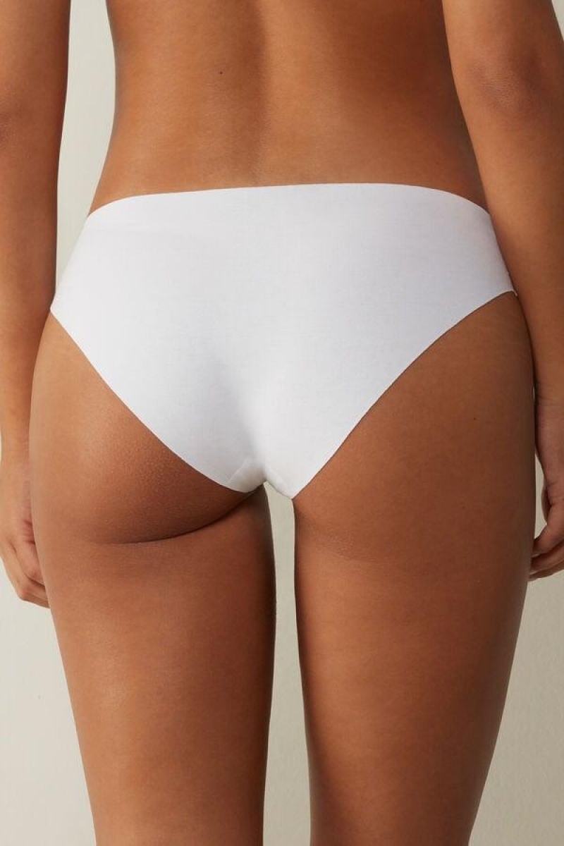 Intimissimi Seamless Supima® Pamut Bugyi Női Fehér | HUJJ3714