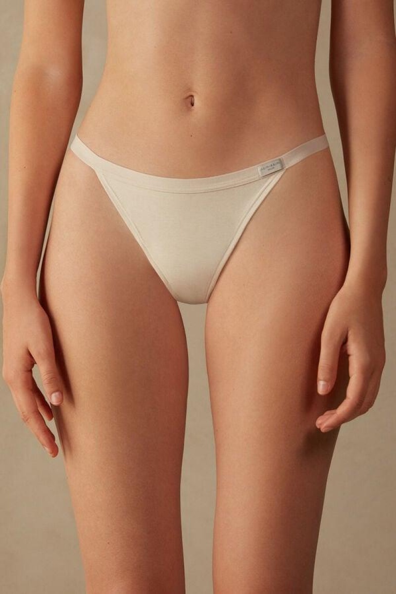 Intimissimi String Tanga in Pamut Bugyi Női Rózsaszín | HUYU3778