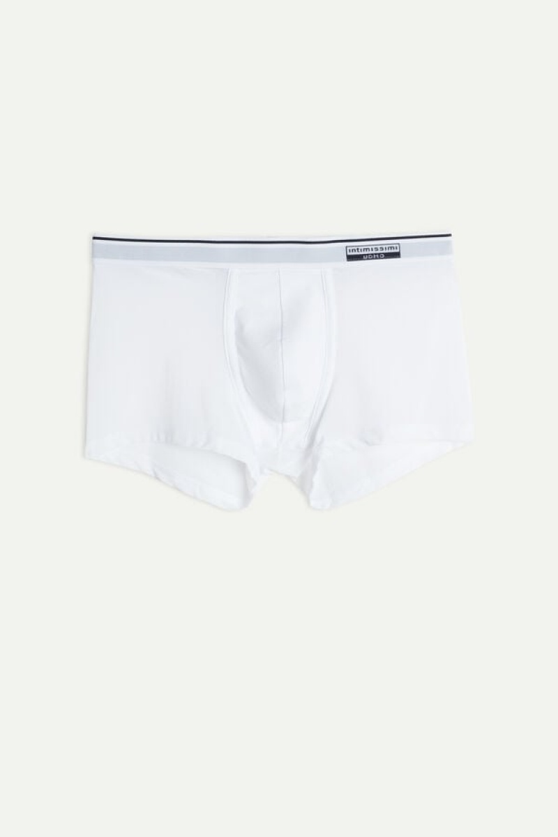 Intimissimi Super Fresh Micro-mesh Boxer Férfi Fehér | HUSO3460