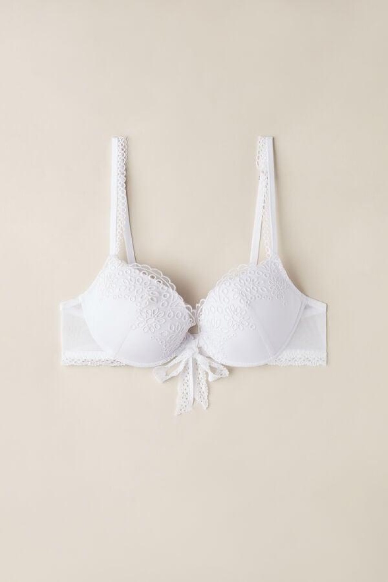 Intimissimi Timeless Simplicity Bellissima Push-up Melltartók Női Fehér | HUSO4785